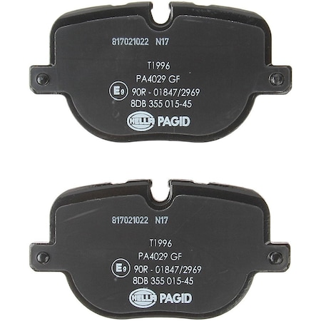 Pagid Brakes Disc Brake Pad, 355015451 355015451